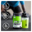 Optimum Nutrition Essential AMIN.O. Energy - Tea - White Peach Tea 30 Servings - - Amino Acids