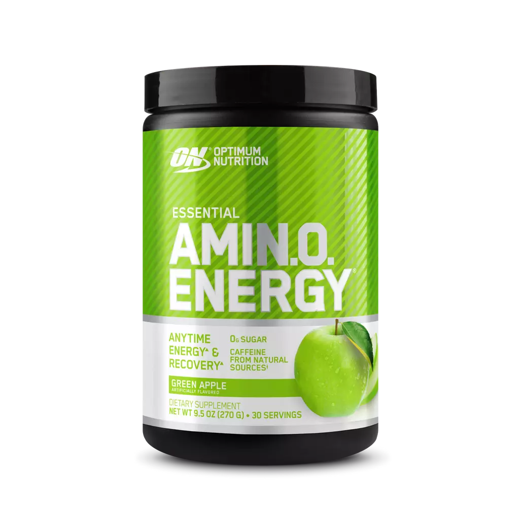 Optimum Nutrition Essential AMIN.O. Energy - Green Apple 30 Servings - Amino Acids