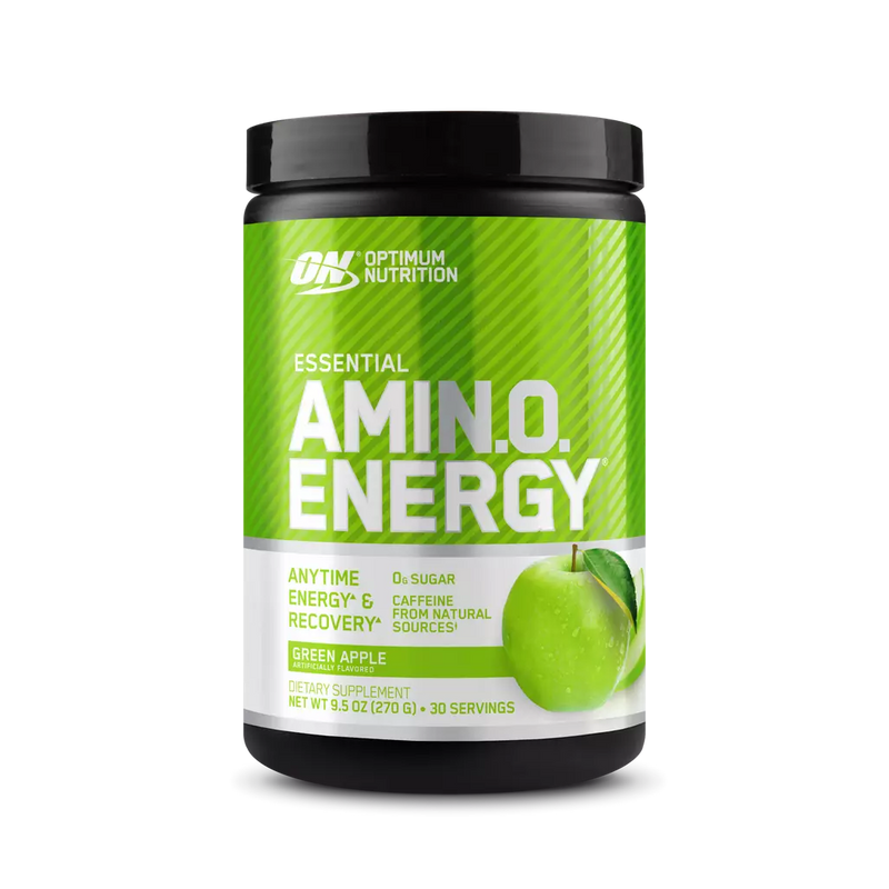 Optimum Nutrition Essential AMIN.O. Energy - Green Apple 30 Servings - Amino Acids