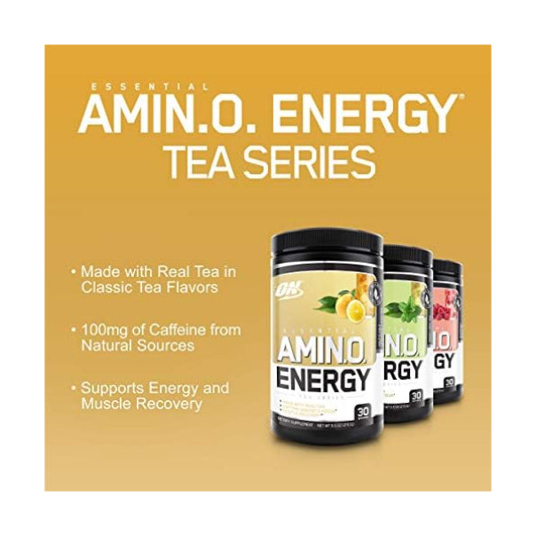 Optimum Nutrition Essential Amino Energy Tea - Raspberry Black Tea / 30 Servings