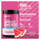 Optimum Nutrition Essential AMIN.O. Energy - Watermelon 30 Servings - - Amino Acids