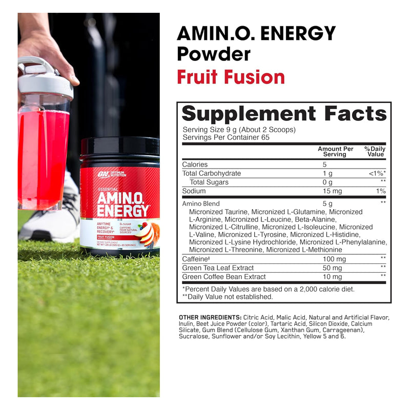 Optimum Nutrition Essential Amino Energy Fruit Fusion / 65 Servings