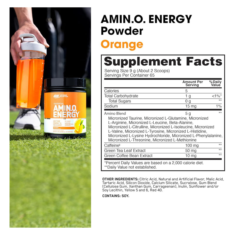 Optimum Nutrition Essential Amino Energy Orange / 65 Servings