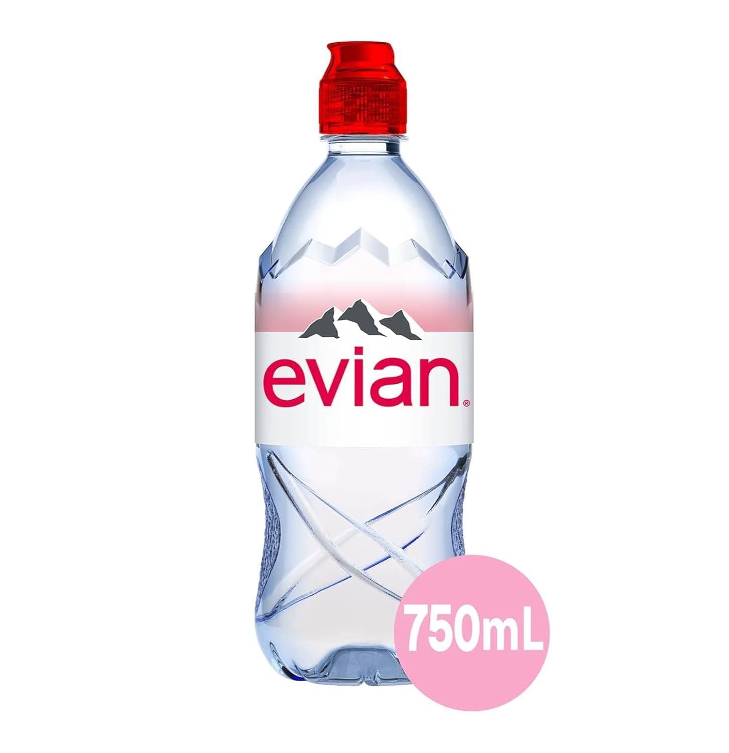 Evian Natural Spring Water 750ml