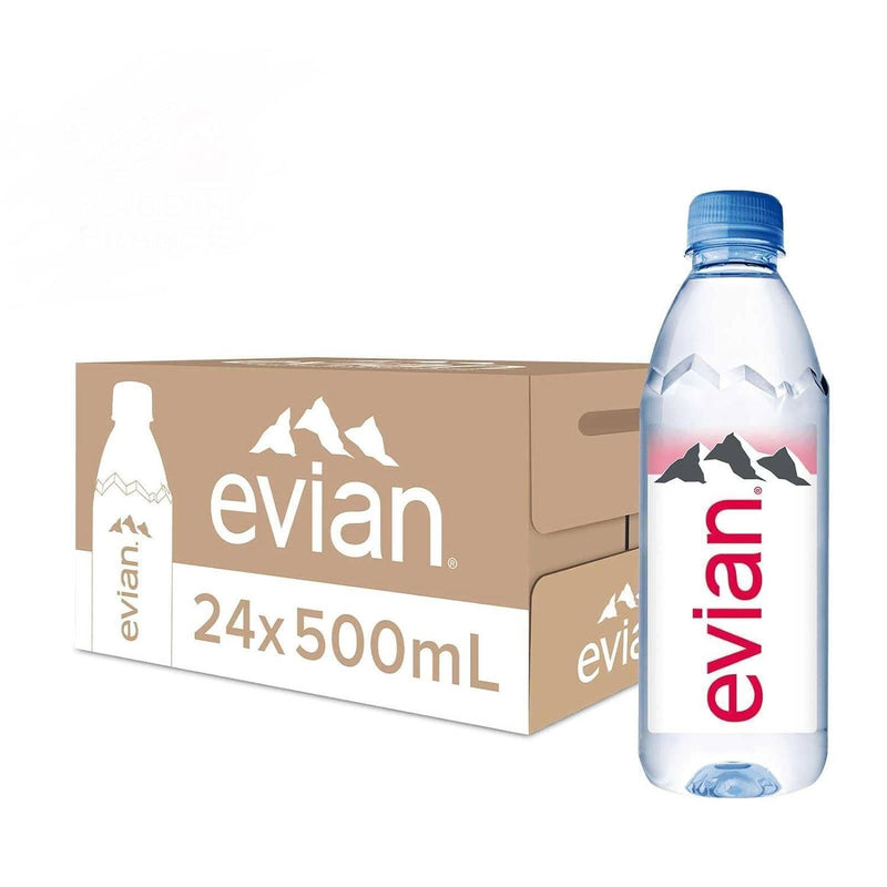 Evian Natural Spring Water 24 units x 500ml