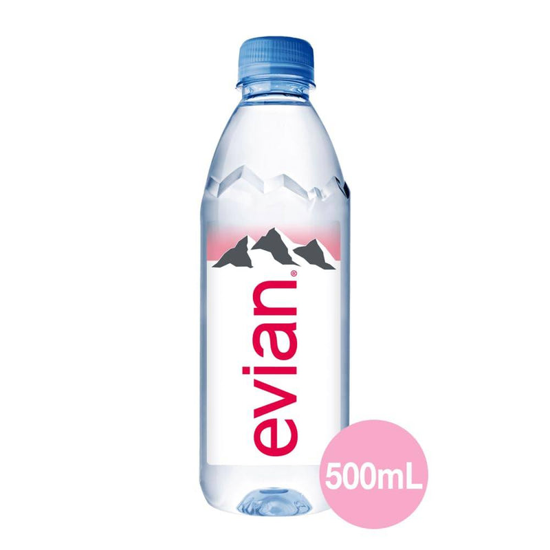 Evian Natural Spring Water 24 units x 500ml