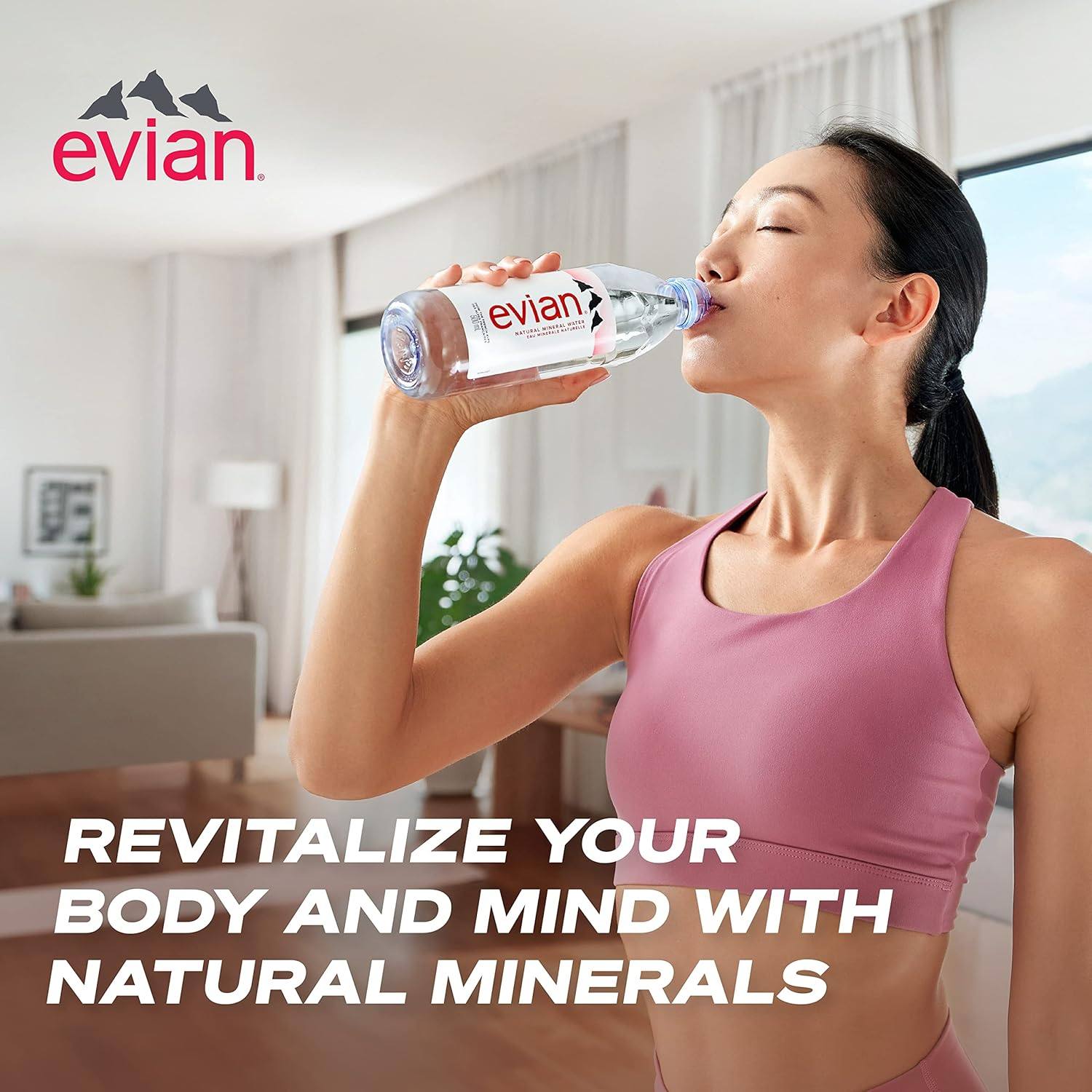 Evian Natural Spring Water 24 units x 500ml