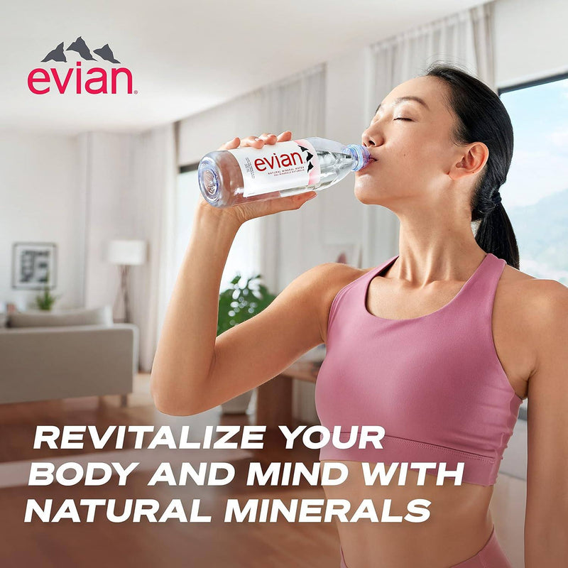 Evian Natural Spring Water 24 units x 330ml