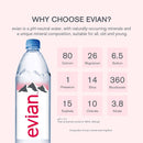 Evian Natural Spring Water - 24 units x 330ml - Water