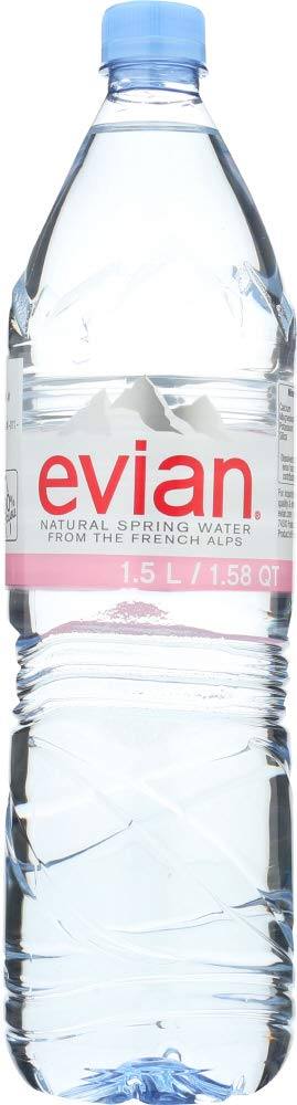 Evian Natural Spring Water 12 units x 1.5L