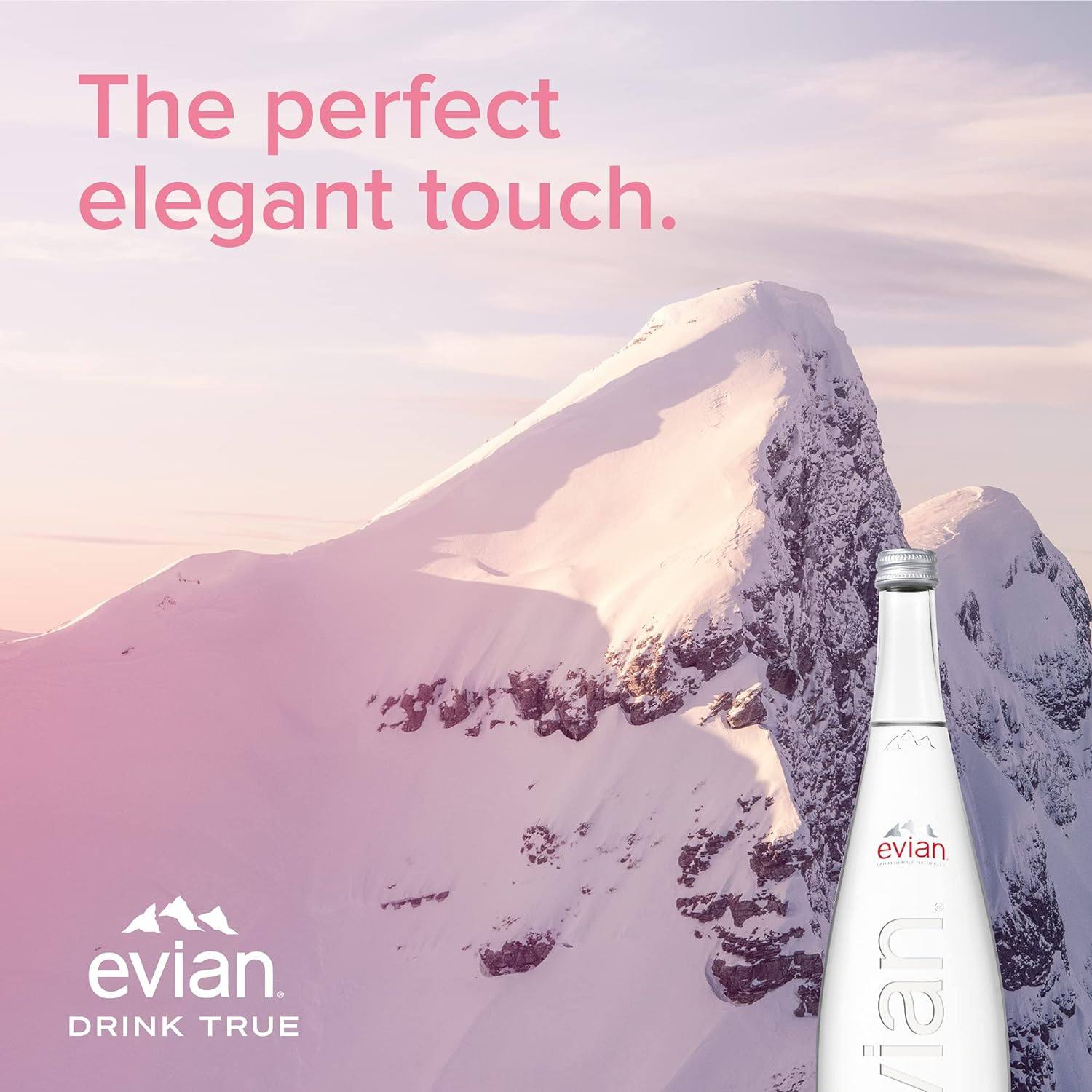 Evian Natural Spring Water 12 units x 750ml