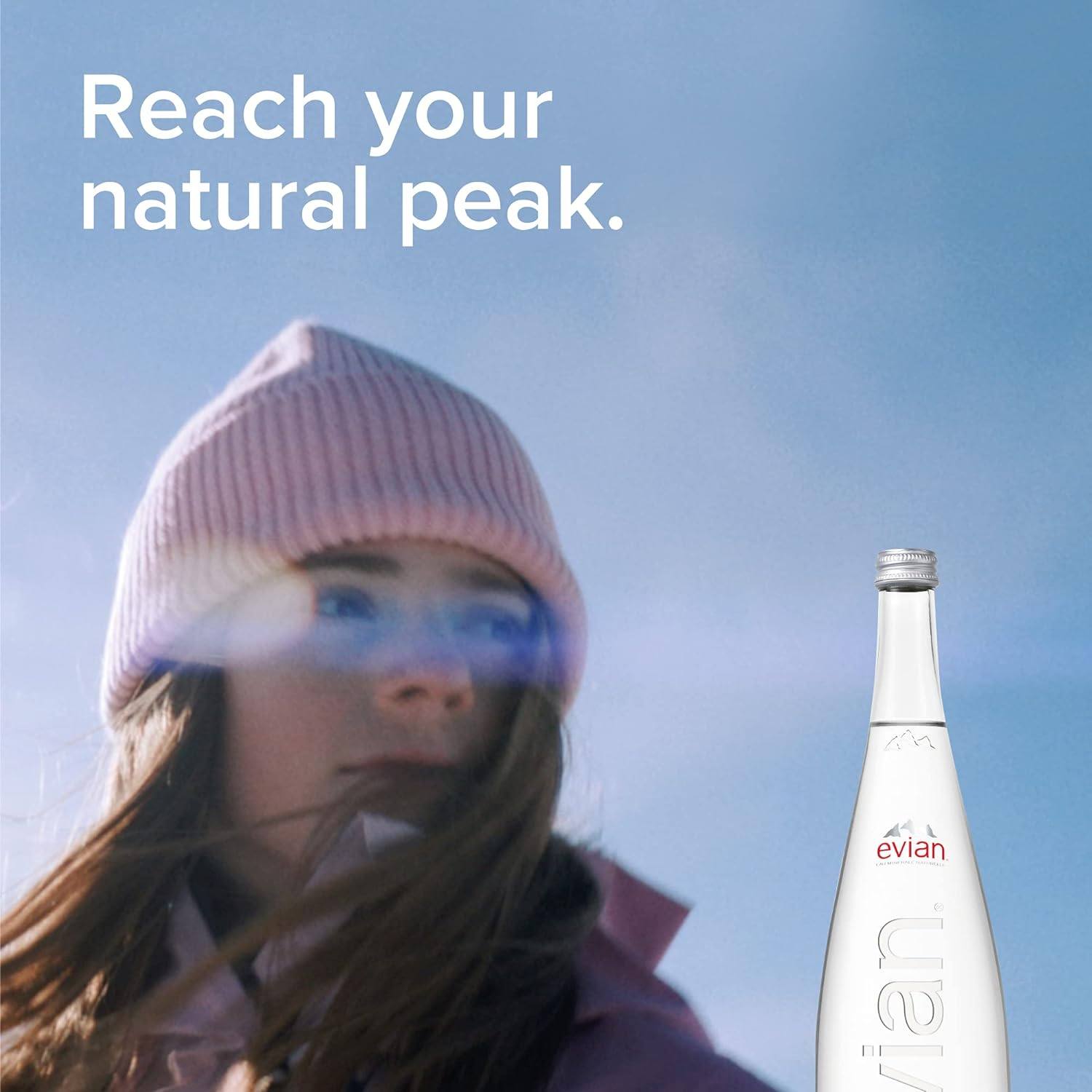 Evian Natural Spring Water 12 units x 750ml