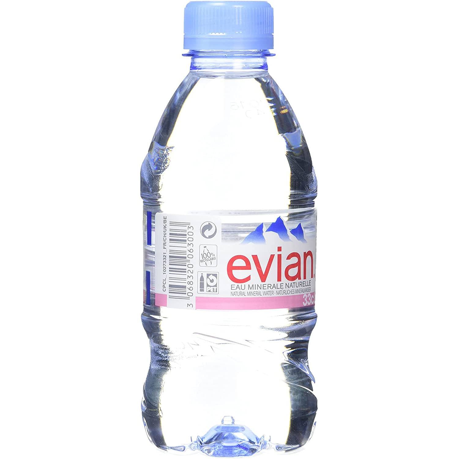 Evian Natural Spring Water 330ml