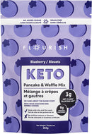 Flourish Keto Pancake & Waffle Mix - Blueberry 283g - Pancake Mix