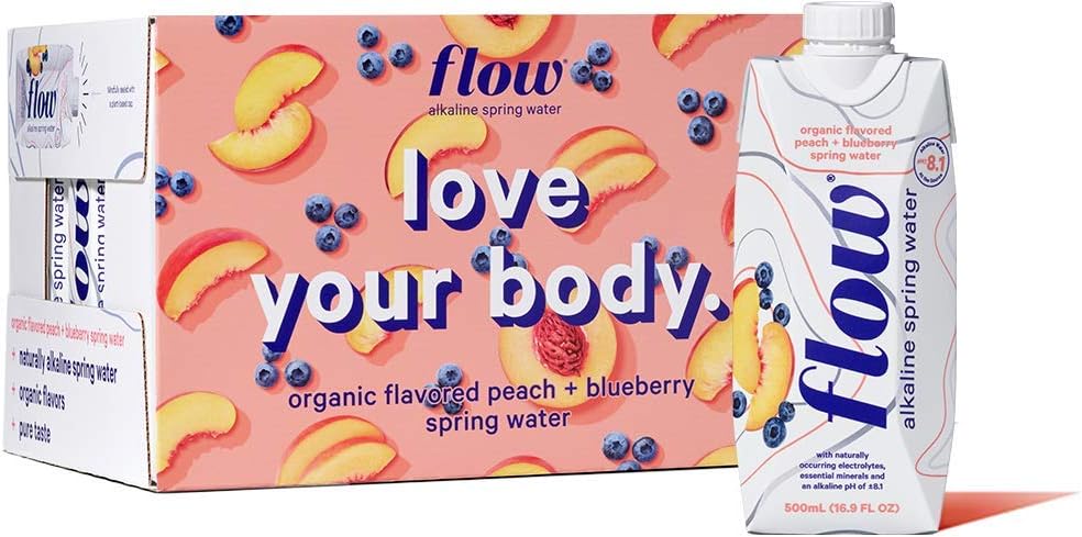 Flow Alkaline Spring Water (flavoured)