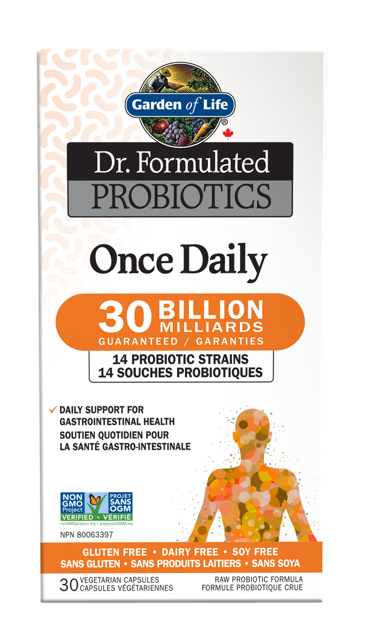 Garden Of Life Dr. Formulated Probiotics Once Daily 30B - 30 Capsules - Probiotics