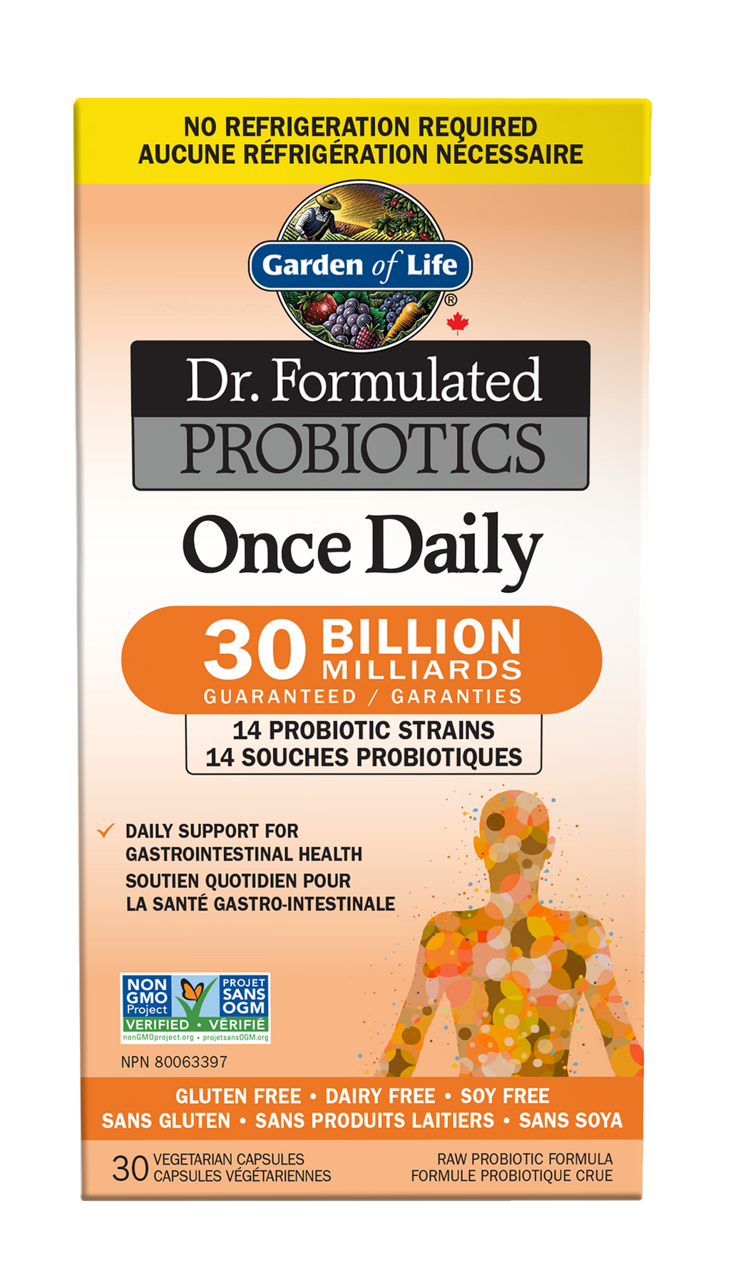 Garden Of Life Dr. Formulated Probiotics Once Daily 30B - 30 Capsules - Probiotics