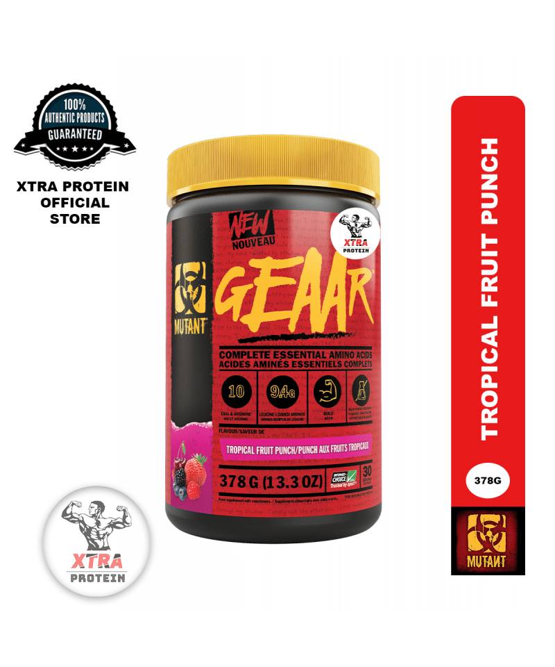 Mutant GEAAR - Tropical Fruit Punch 378g - Post-workout