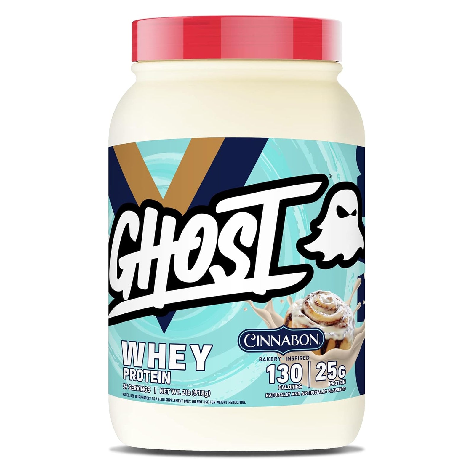 Ghost Whey Protein - Cinnabon 27 Servings - Protein Powder