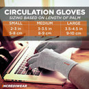 Incrediwear Fingerless Circulation Gloves - Large - Gloves