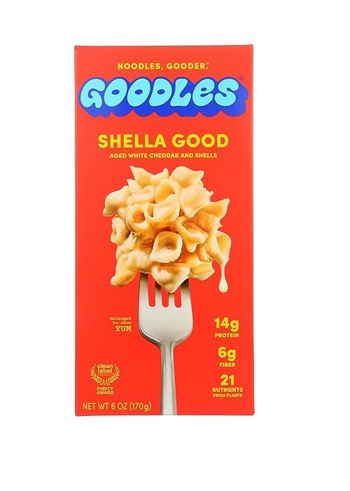 Goodles Shella Good Aged White Cheddar Protein Mac & Cheese / 6.0 Oz