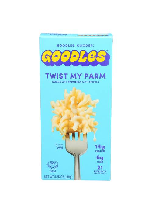 Goodles Twist My Parm Asiago And Parmesan Protein - Mac & Cheese 5.25 Oz - Pasta