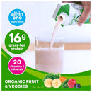 Orgain Organic Grassfed Protein Shake - Strawberries & Cream Pack of 12 - Protein Shake