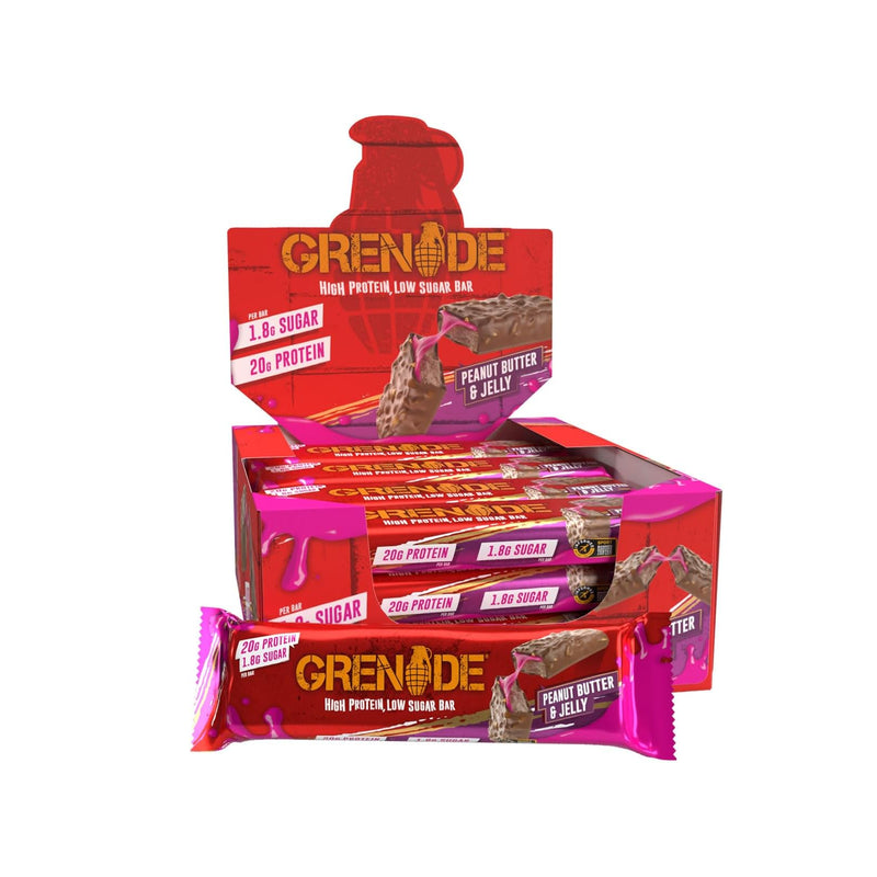 Grenade Protein Bars Peanut Butter And Jelly / Pack of 12