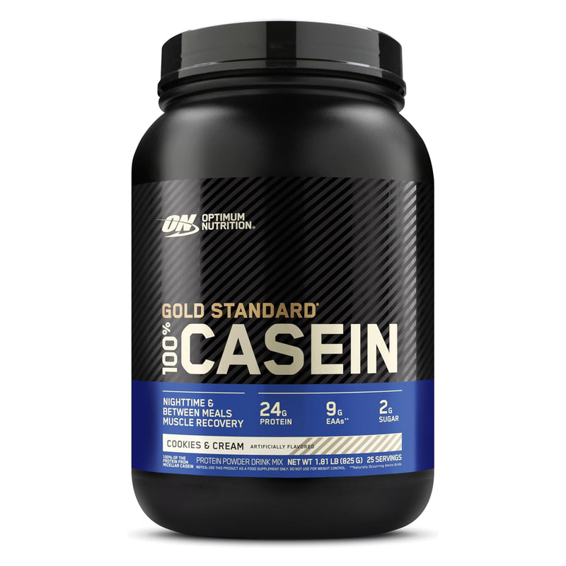 Optimum Nutrition Gold Standard 100% Casein Cookies N Cream / 2lbs / -