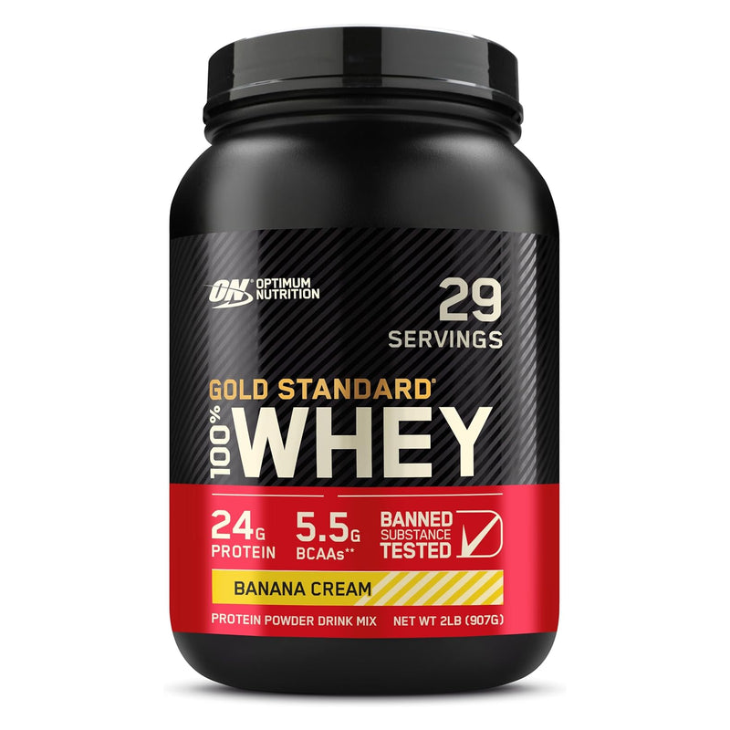 Optimum Nutrition Gold Standard 100% Whey Protein Banana Cream / 2lbs