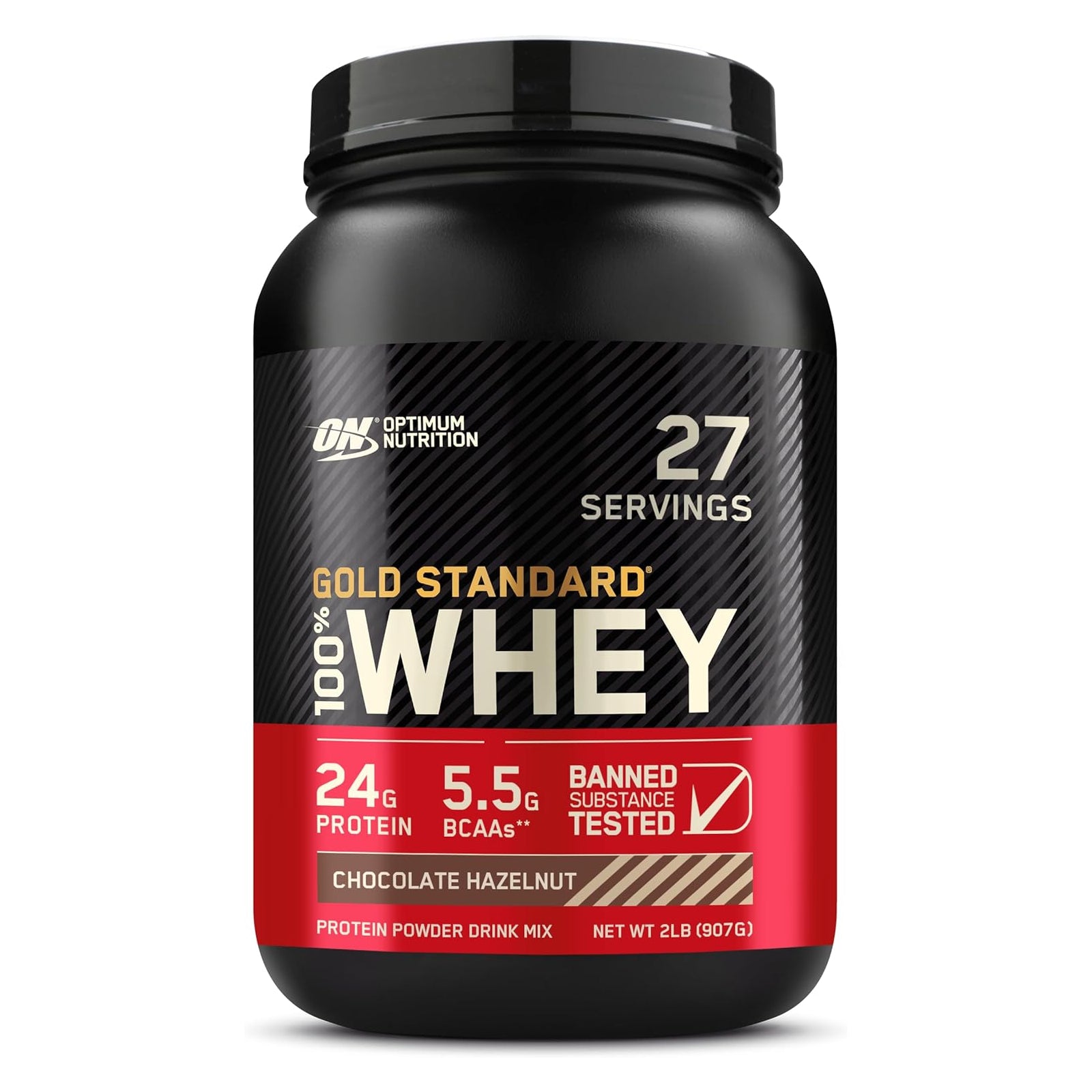 Optimum Nutrition Gold Standard 100% Whey Protein Chocolate Hazelnut / 2lbs