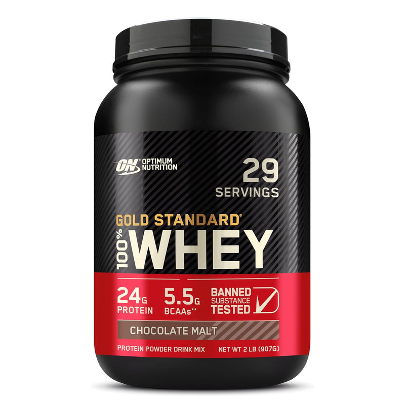 Optimum Nutrition Gold Standard 100% Whey Protein Chocolate Malt / 2lbs