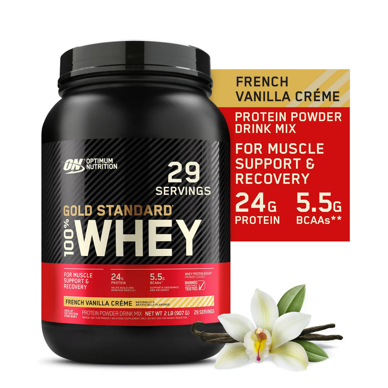 Optimum Nutrition Gold Standard 100% Whey Protein French Vanilla Creme / 2lbs