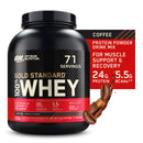 Optimum Nutrition Gold Standard 100% Whey Protein - Coffee 5lbs - Protein Powder