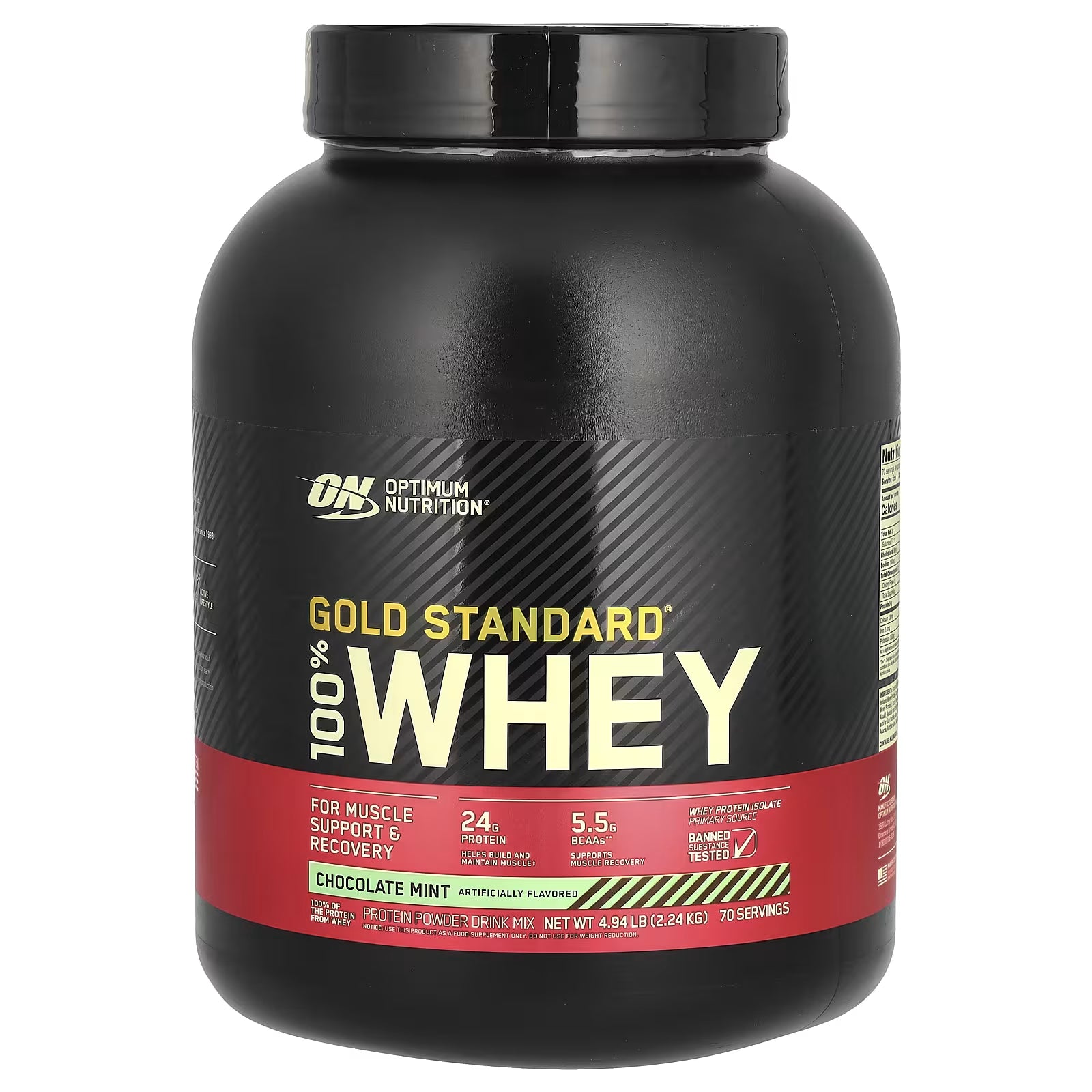 Optimum Nutrition Gold Standard 100% Whey Protein Chocolate Mint / 5lbs