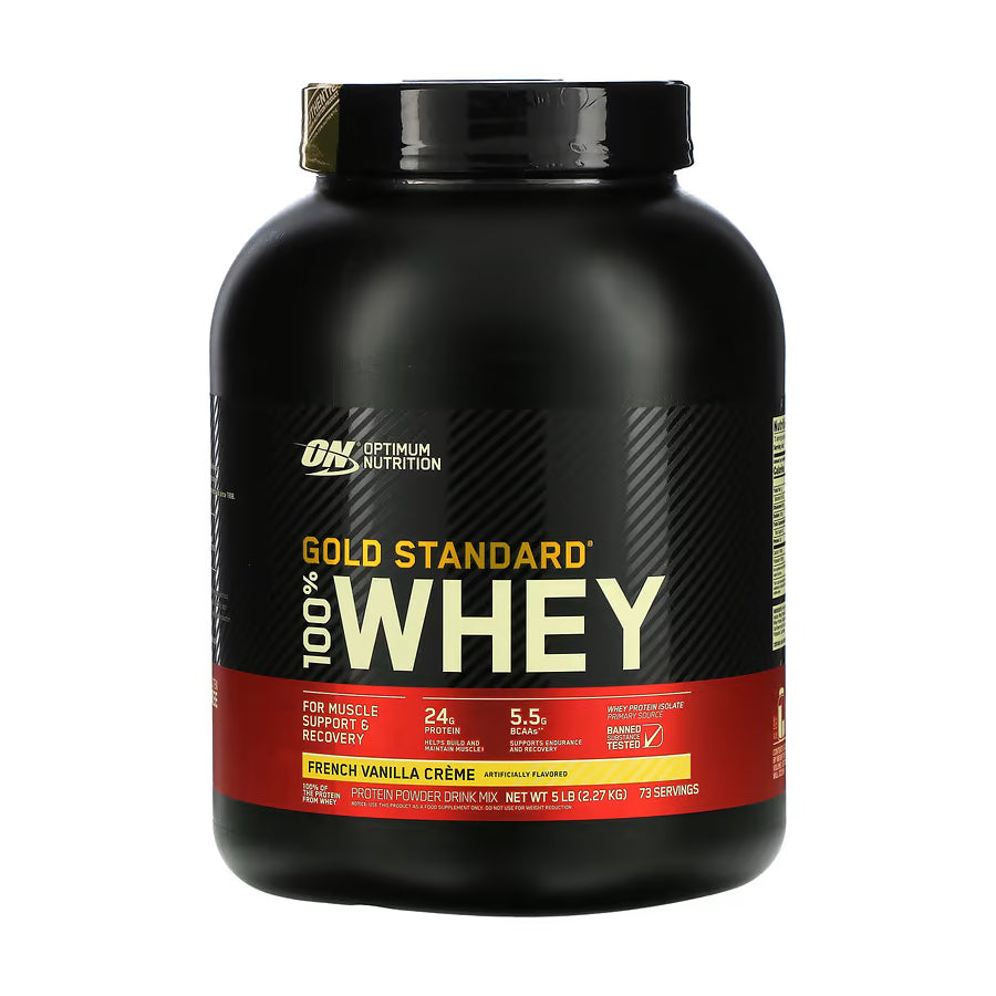 Optimum Nutrition Gold Standard 100% Whey Protein French Vanilla Creme / 5lbs