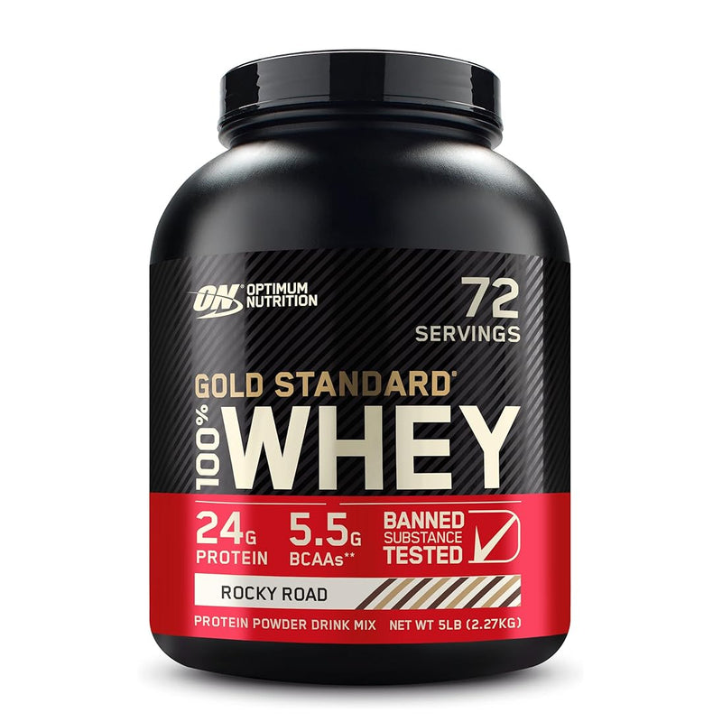 Optimum Nutrition Gold Standard 100% Whey Protein Rocky Road / 5lbs