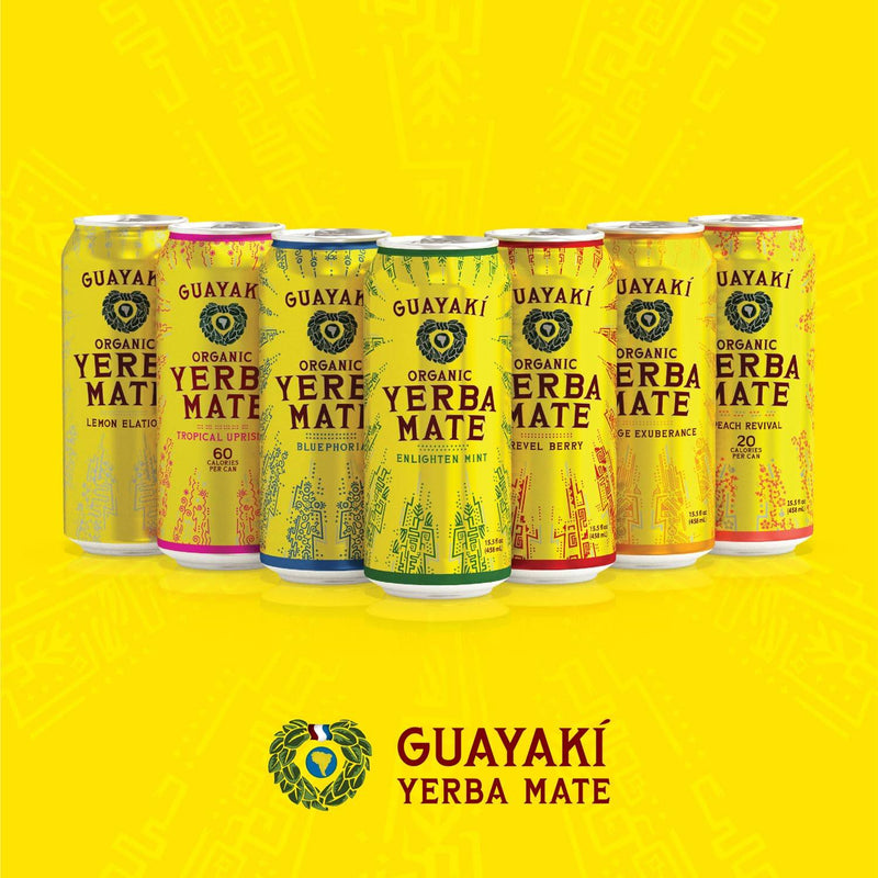 Guayaki Yerba Mate Energy Drink Peach / 12 X 458ml
