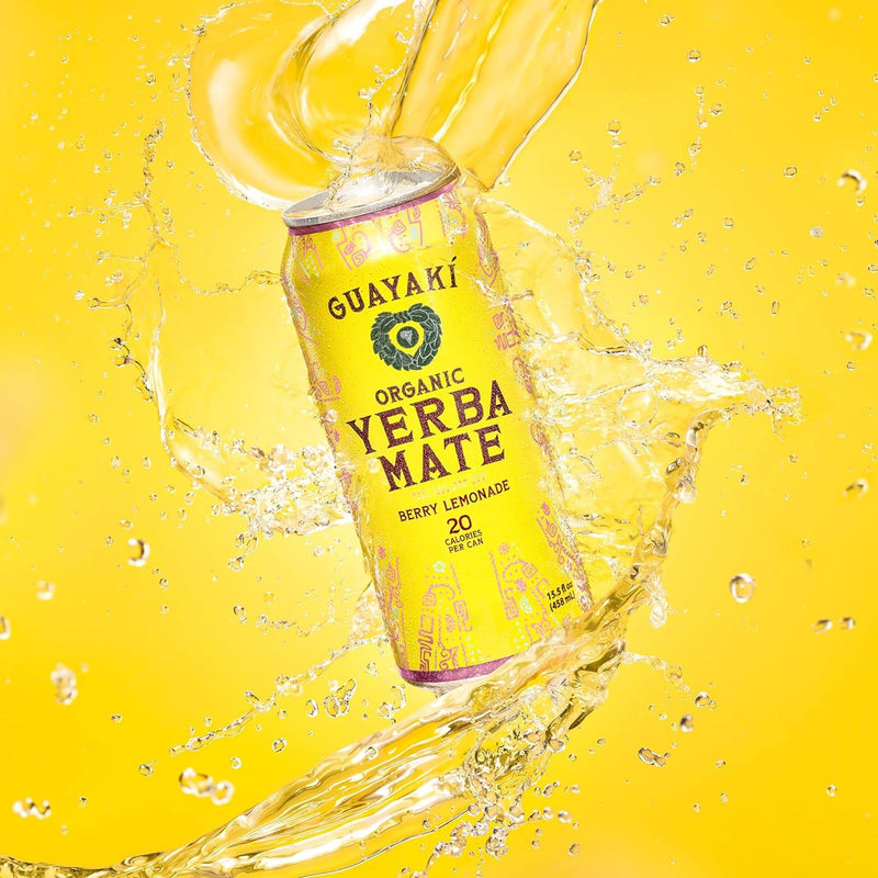 Guayaki Yerba Mate Energy Drink Berry Lemonade / 458ml