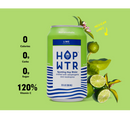 Hop Wtr Sparkling Hop Water - Lime 6-pack - Water