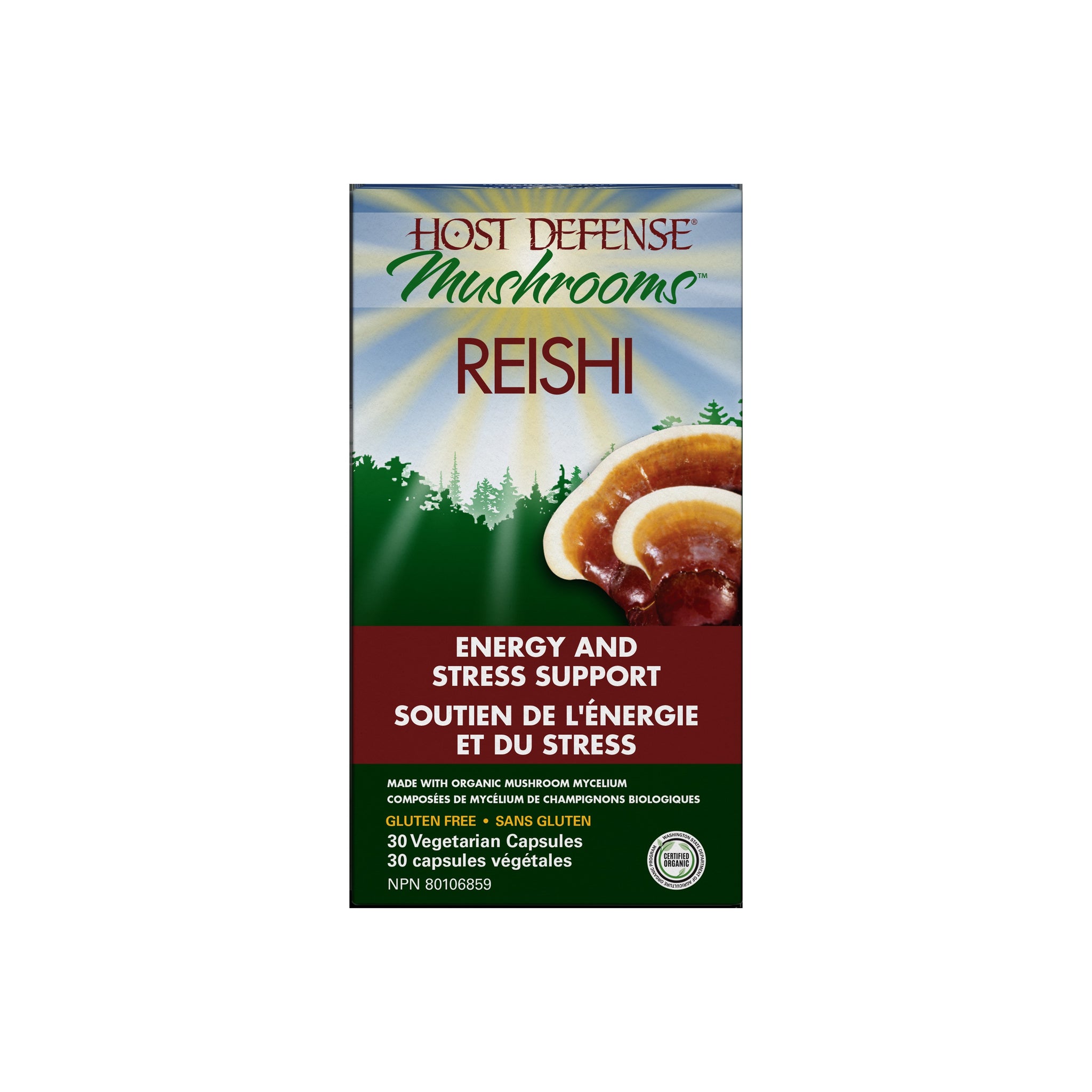 Host Defense Reishi - 30 capsules - Adaptogen