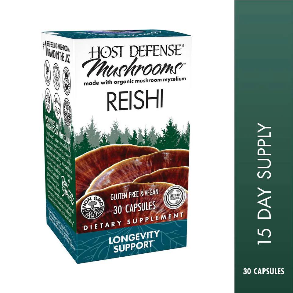 Host Defense Reishi - 30 capsules - Adaptogen