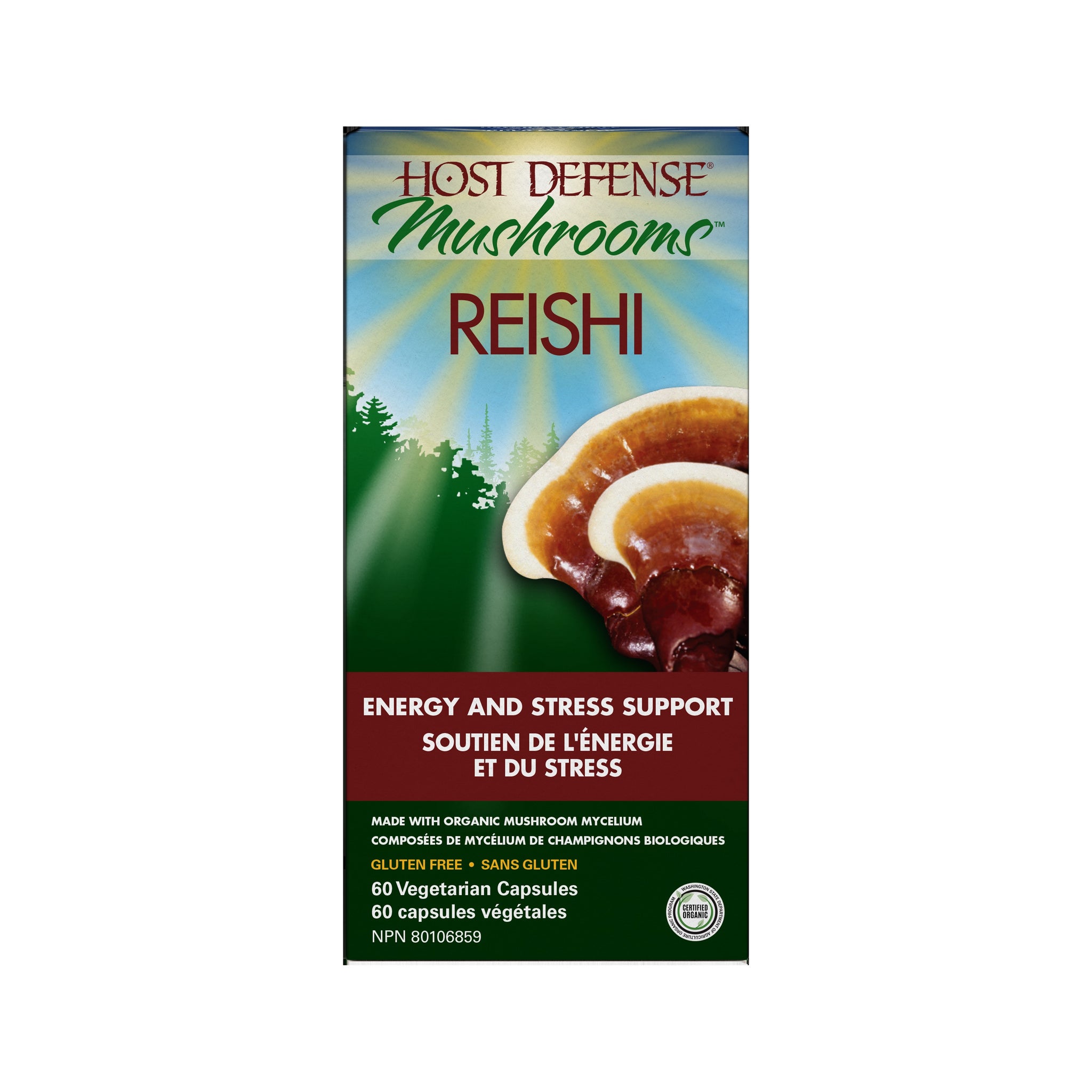 Host Defense Reishi - 60 capsules - Adaptogen