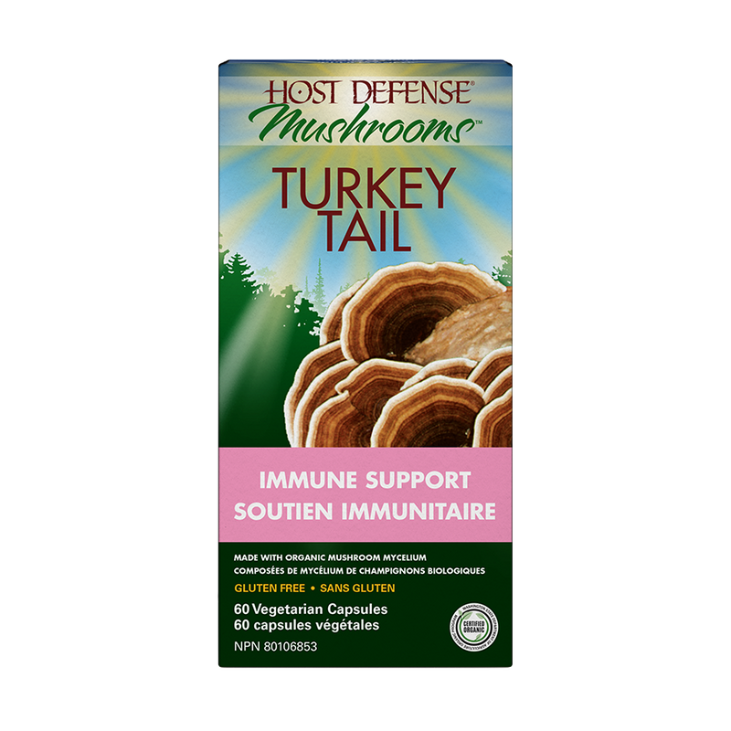 Host Defense Turkey Tail Capsules - - Adaptogen