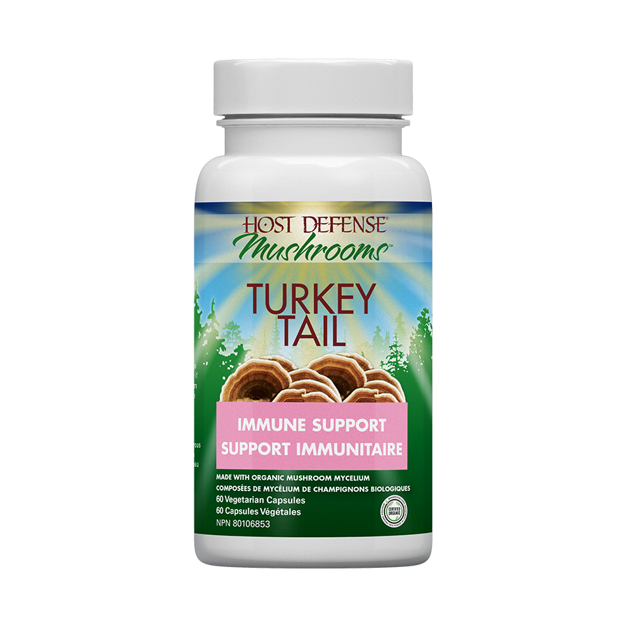 Host Defense Turkey Tail Capsules - - Adaptogen