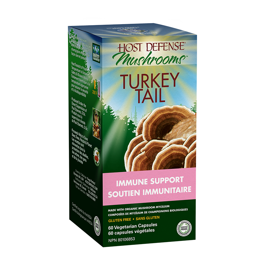 Host Defense Turkey Tail Capsules - - Adaptogen