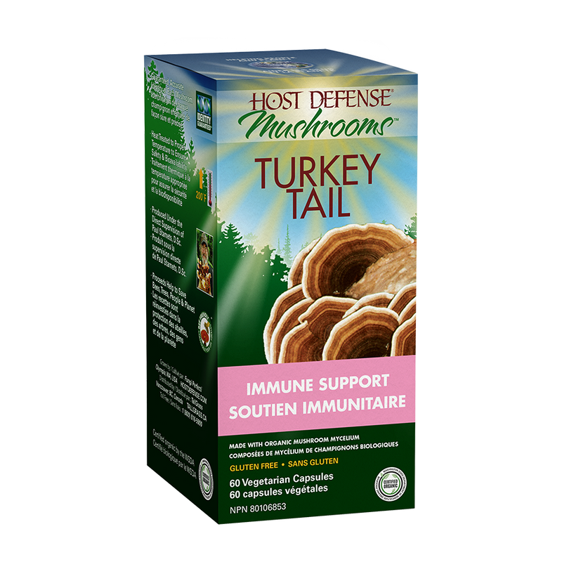 Host Defense Turkey Tail Capsules - - Adaptogen