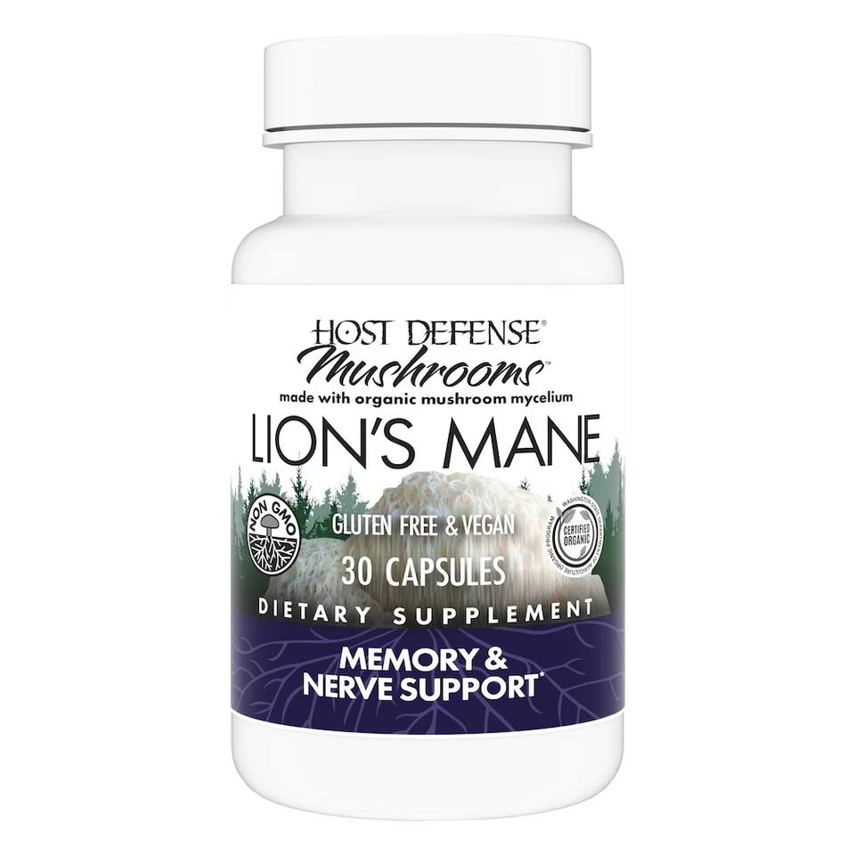 Host Defense Lion's Mane - 30 capsules - Adaptogen