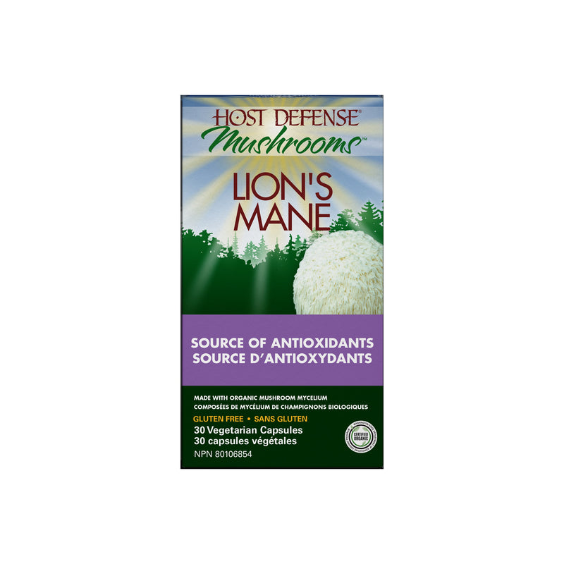 Host Defense Lion's Mane - 60 capsules - Adaptogen