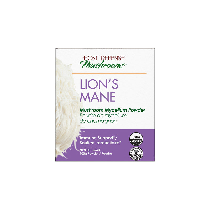 Host Defense Lion's Mane Mushroom Powder - - Adaptogen